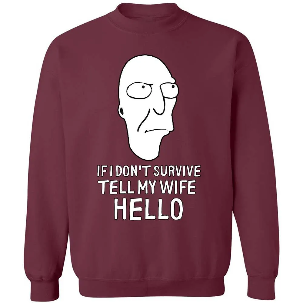 Classic Unisex Sweatshirt - 69ARHAX6 - Maroon - 8