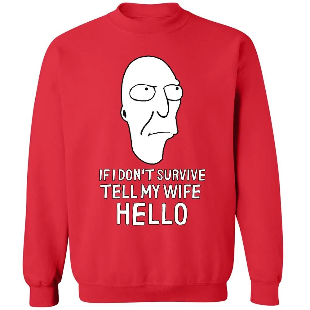 Classic Unisex Sweatshirt - 69ARHAX6 - Red - 10