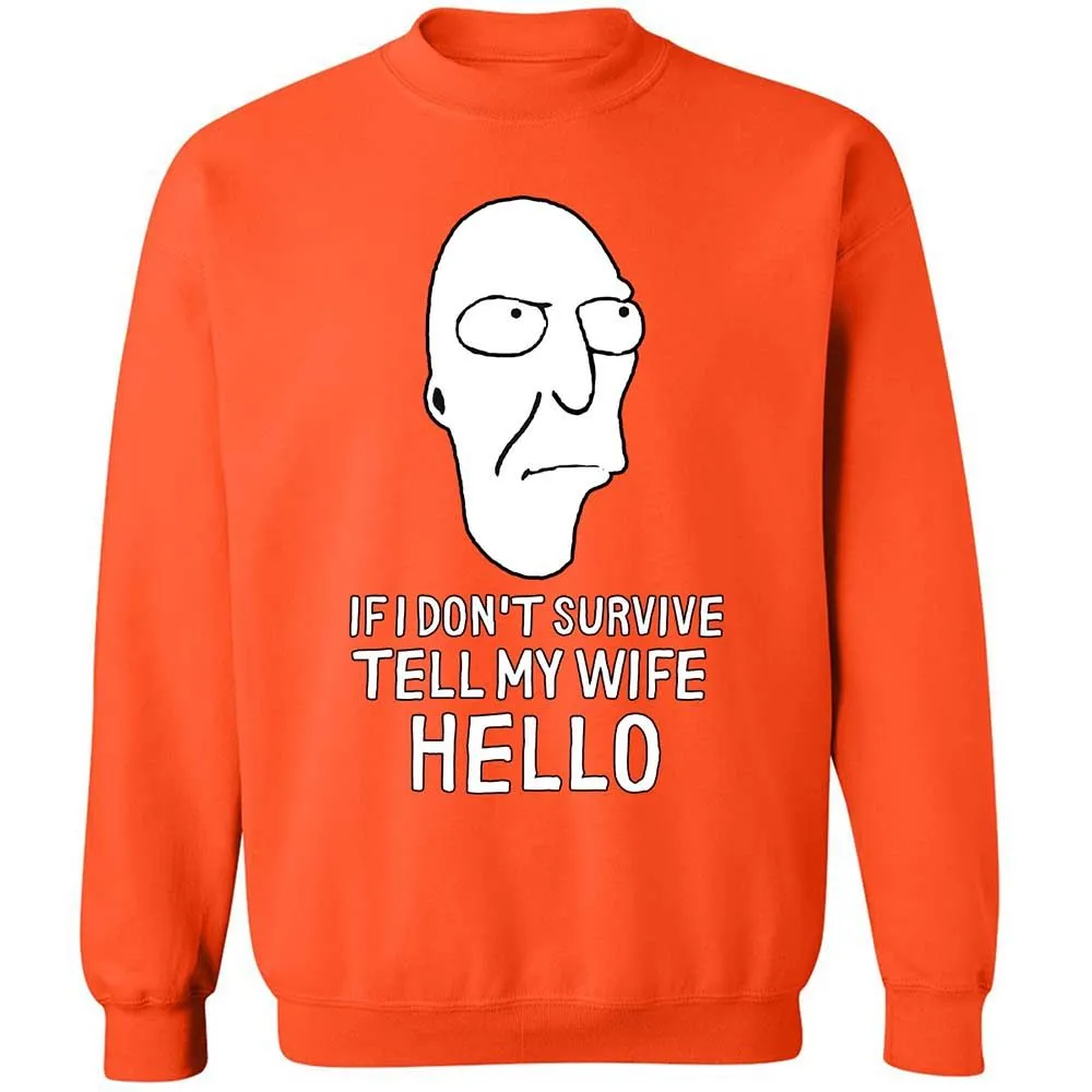 Classic Unisex Sweatshirt - 69ARHAX6 - Orange - 12