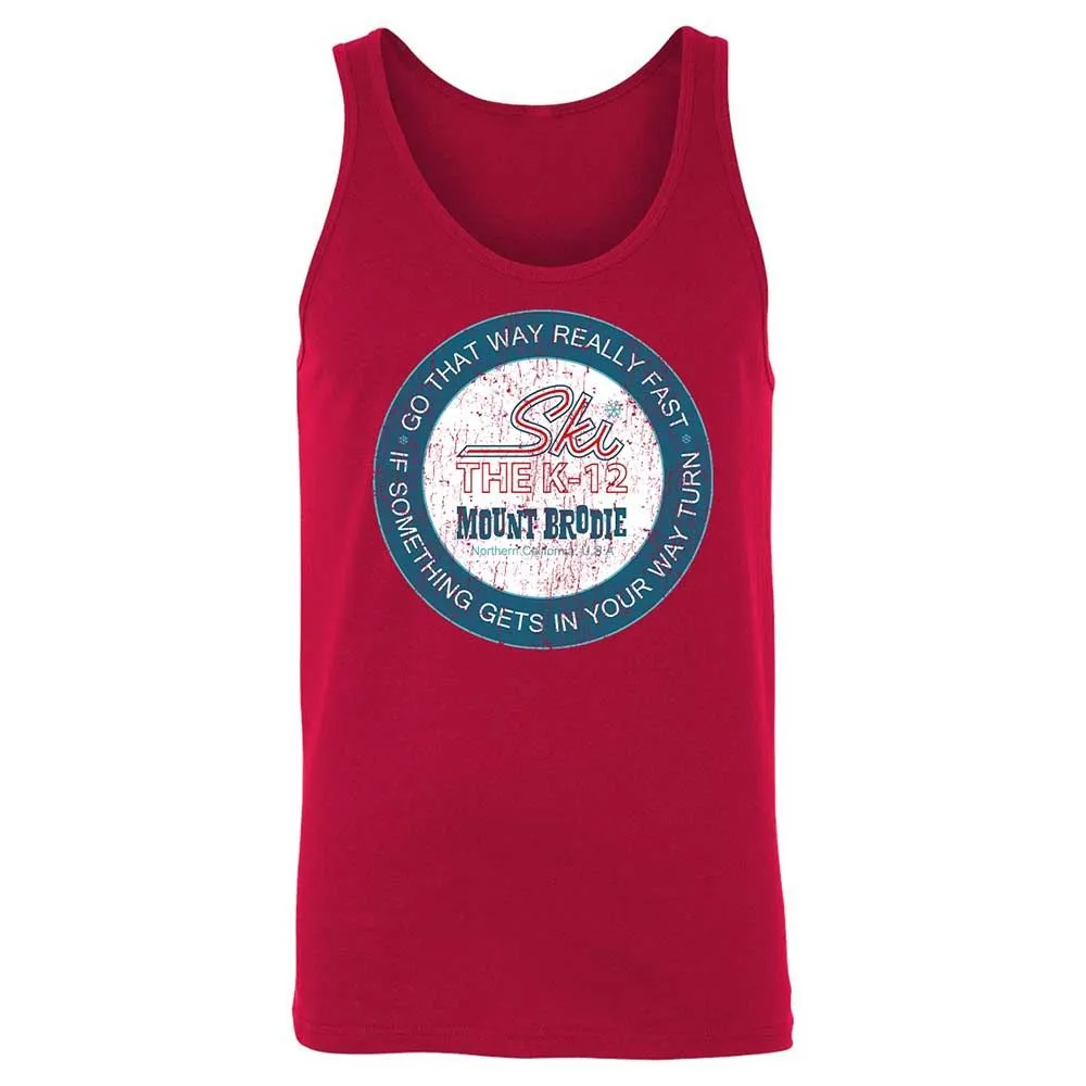Unisex Jersey Tank - HLWSUFDU - Red - 3