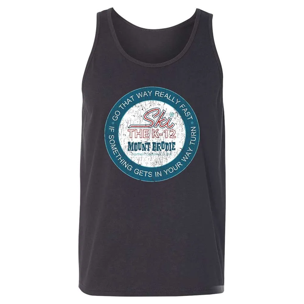Unisex Jersey Tank - HLWSUFDU - Dark Grey - 9