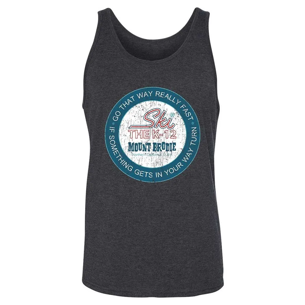 Unisex Jersey Tank - HLWSUFDU - Dark Grey Heather - 10