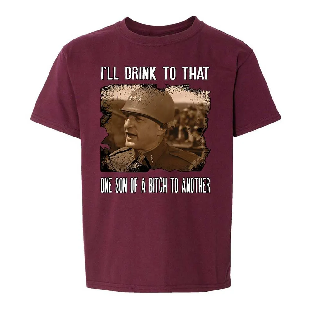 Kids T-Shirt - T3YAR51M - Maroon - 14
