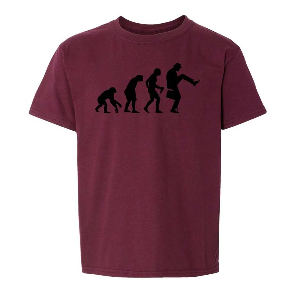 Kids T-Shirt - LUTDY6HX - Maroon - 19