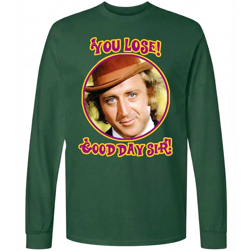 Long Sleeve T-Shirt - P417ZZWV - Forest Green - 14
