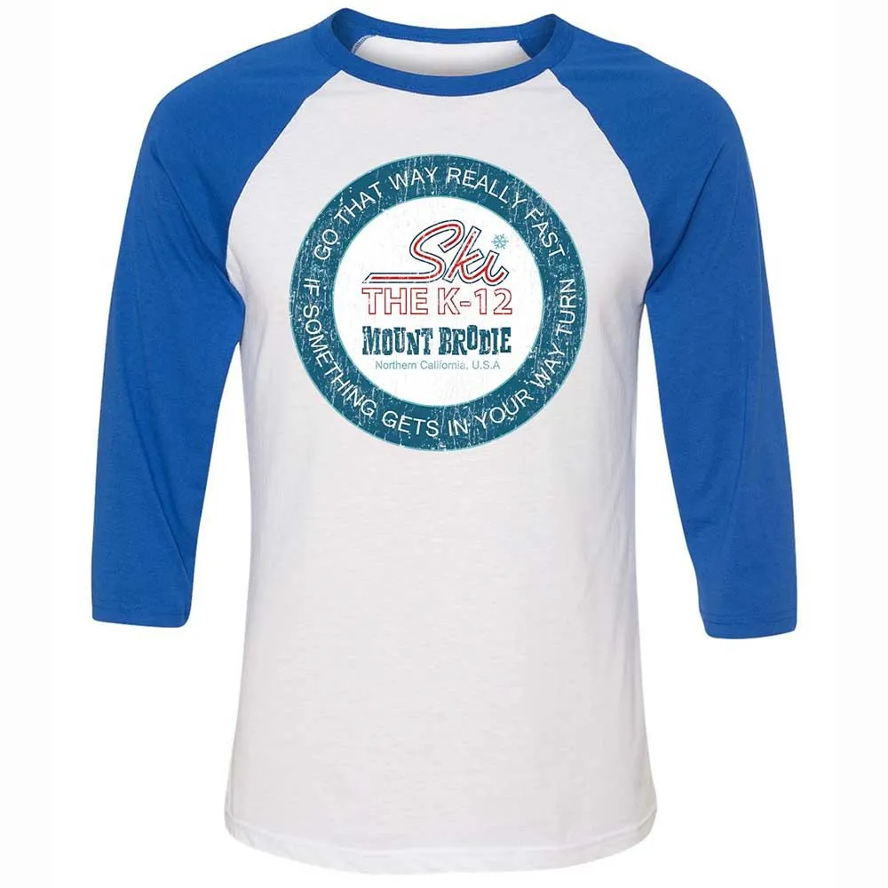 Unisex 3/4 Baseball Tee - 8HL8D4UY - White/True Royal - 10