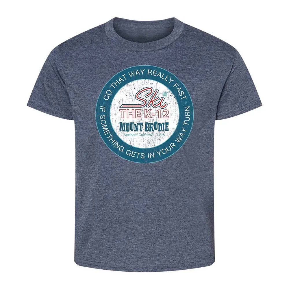 Kids T-Shirt - UKPZDENS - Heather Navy - 15