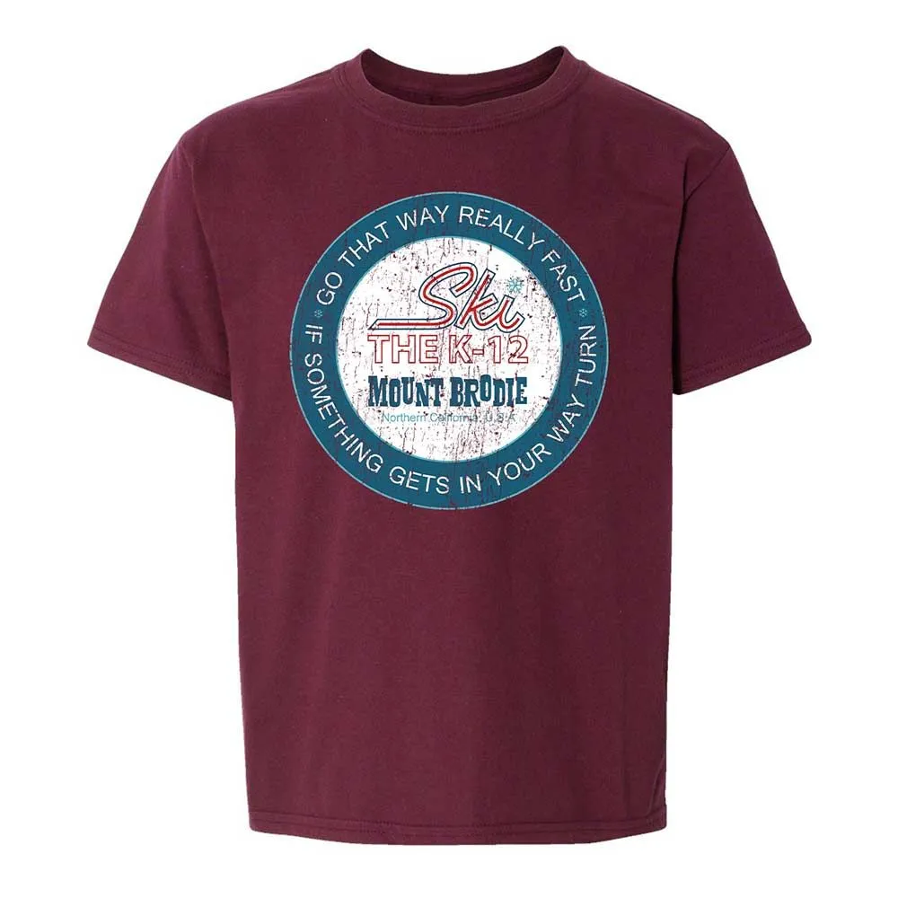 Kids T-Shirt - UKPZDENS - Maroon - 19