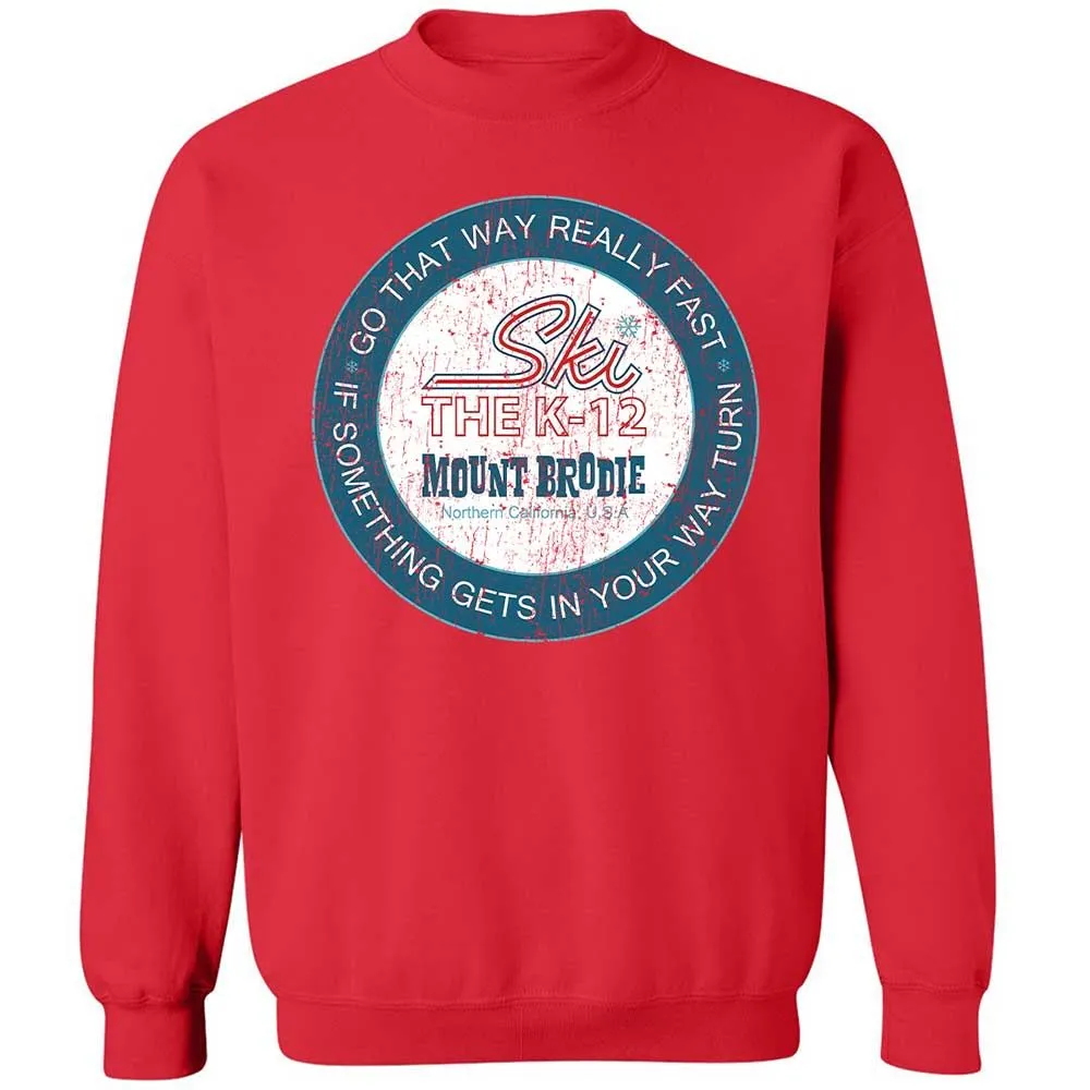 Classic Unisex Sweatshirt - S4T76ZDS - Red - 9