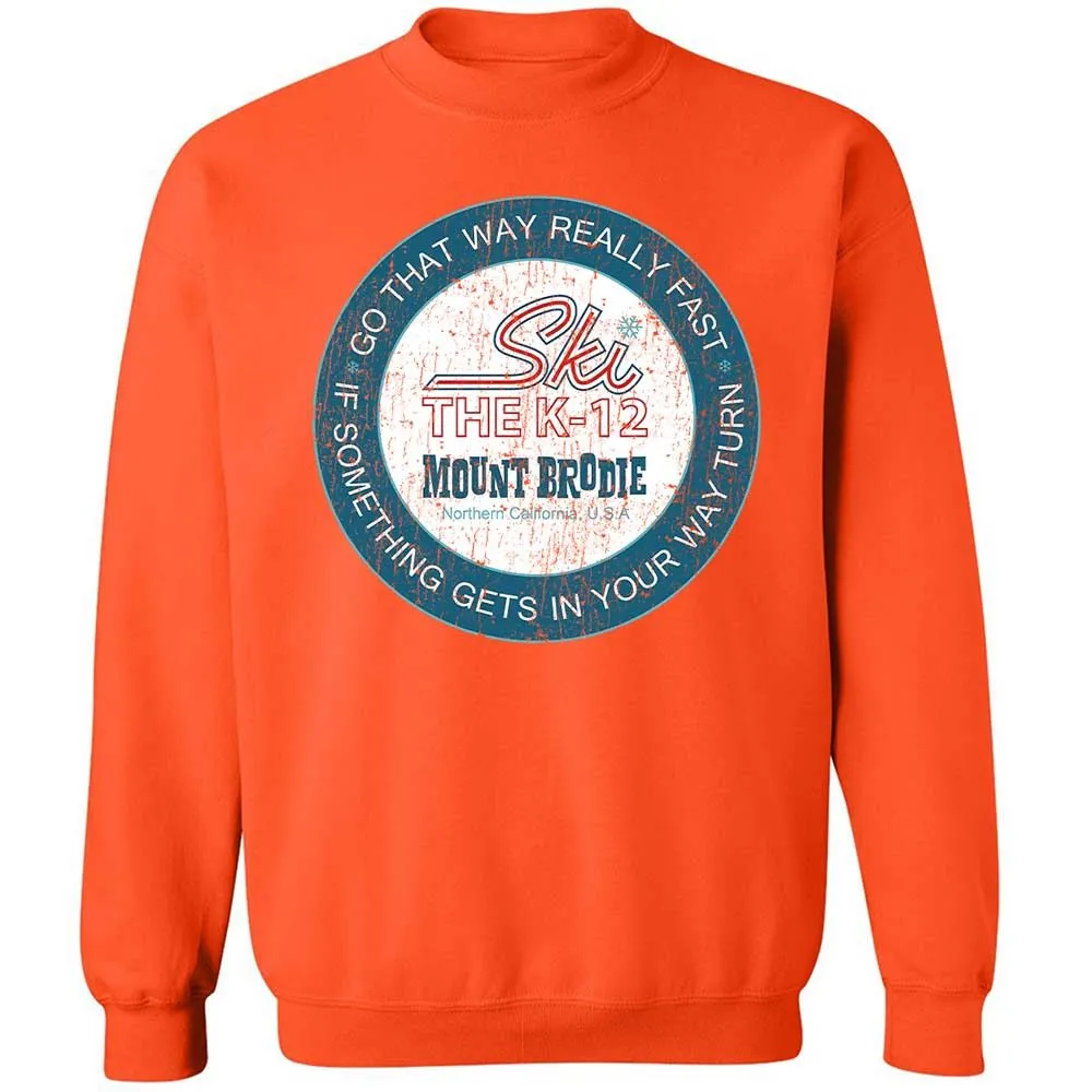 Classic Unisex Sweatshirt - S4T76ZDS - Orange - 12