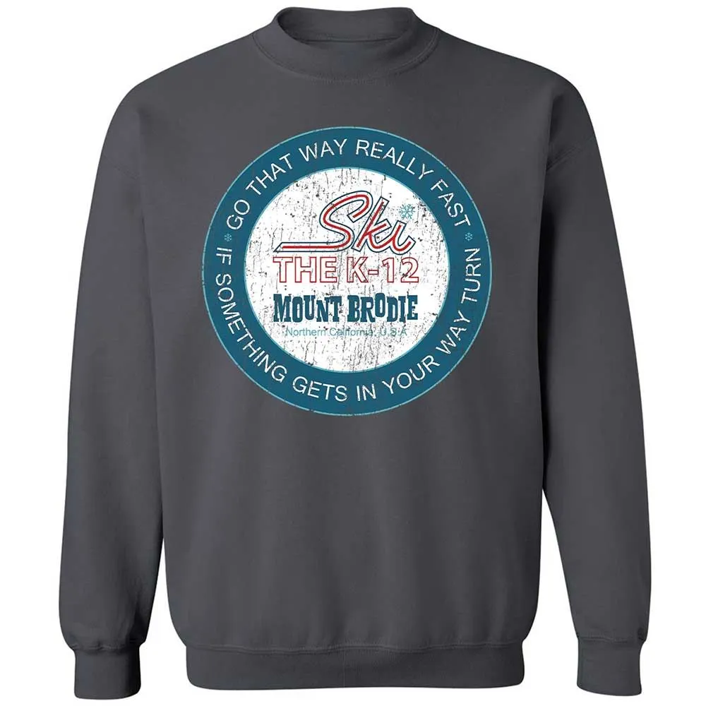 Classic Unisex Sweatshirt - S4T76ZDS - Charcoal - 18