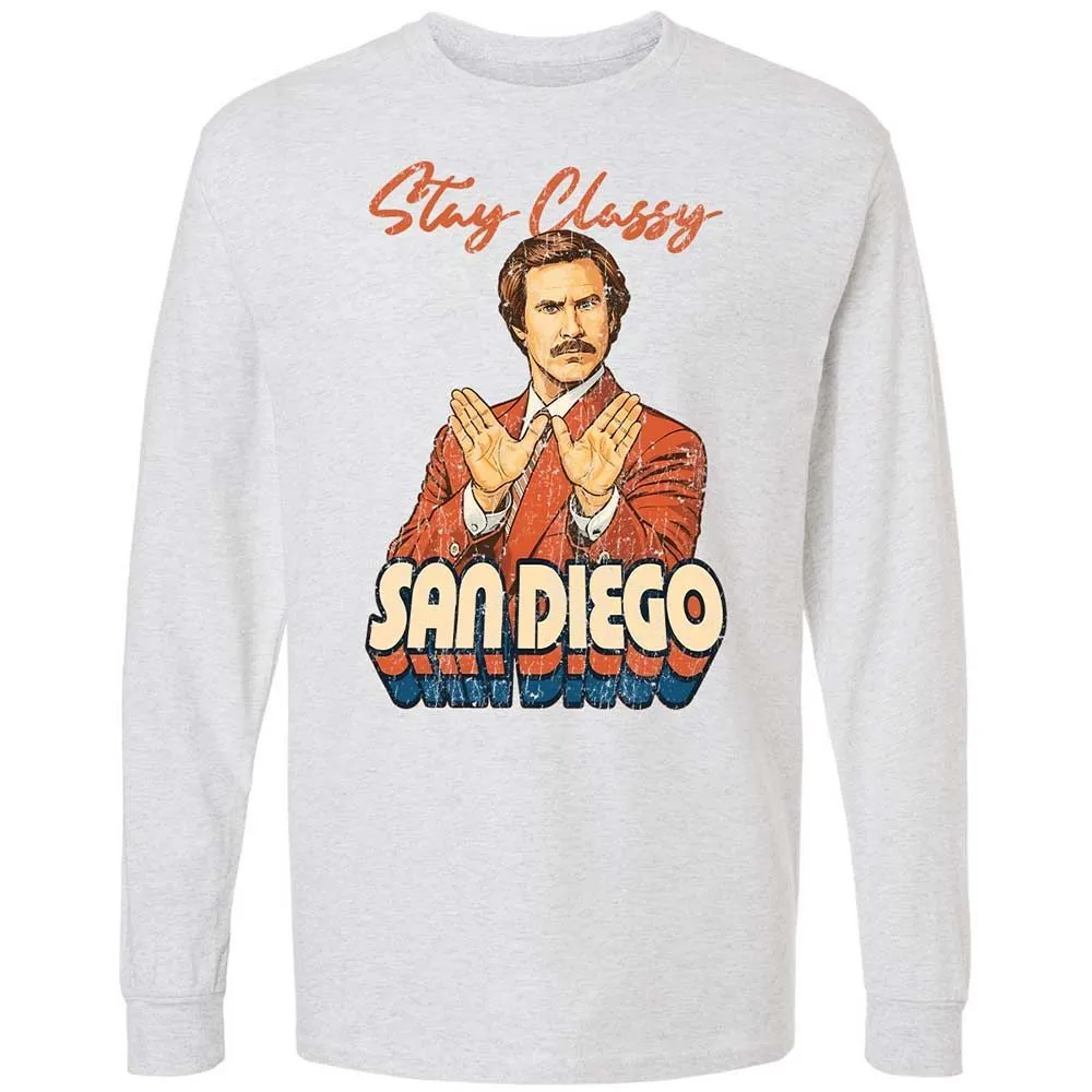Long Sleeve T-Shirt - L2FTJ4X9 - Ash - 2