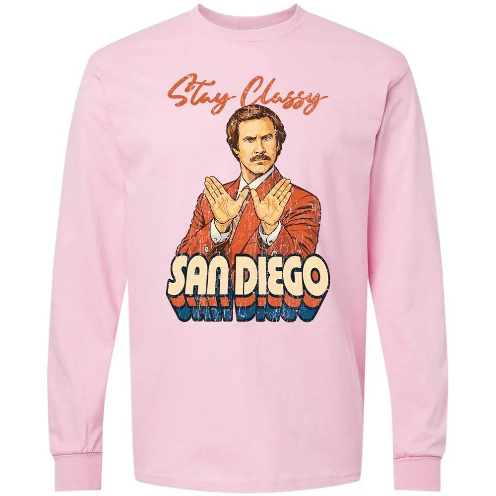 Long Sleeve T-Shirt - L2FTJ4X9 - Light Pink - 6