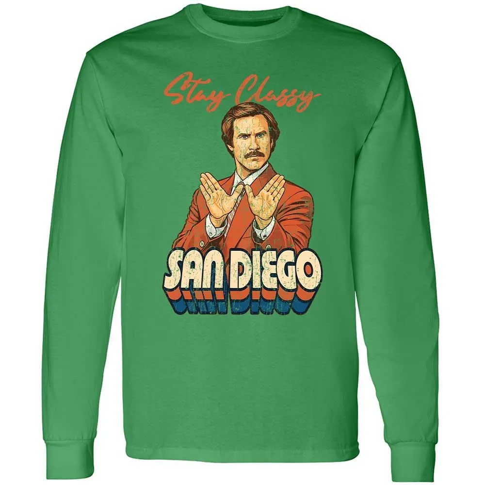 Long Sleeve T-Shirt - L2FTJ4X9 - Irish Green - 11