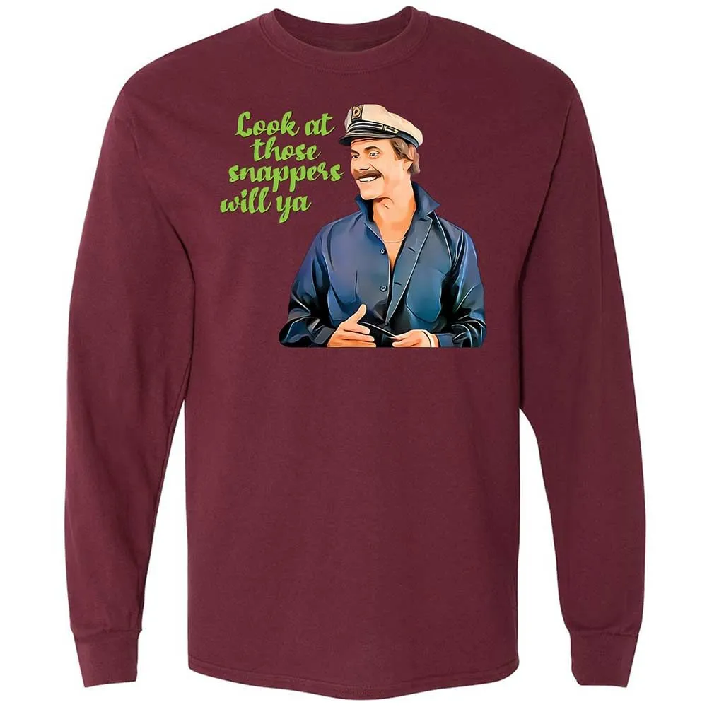 Long Sleeve T-Shirt - QXWXBXUT - Maroon - 16