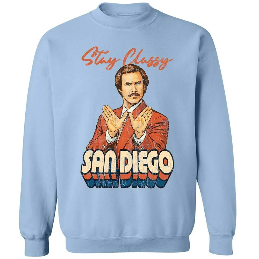 Classic Unisex Sweatshirt - RGX8N8GR - Light Blue - 4