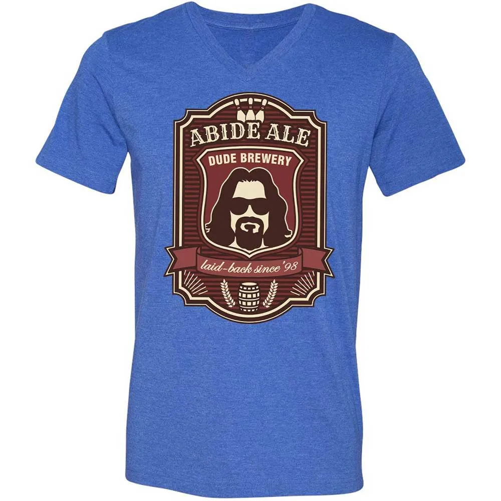 Unisex V-Neck T-Shirt - MR4YS5S8 - Heather True Royal - 5