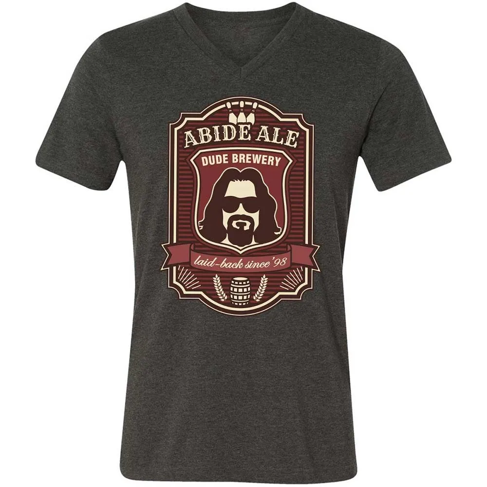 Unisex V-Neck T-Shirt - MR4YS5S8 - Dark Grey Heather - 9