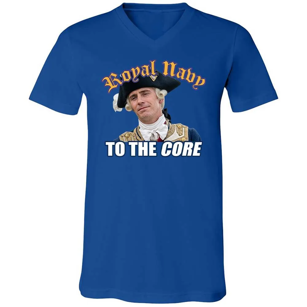Unisex V-Neck T-Shirt - 5KXZKP8M - True Royal - 3