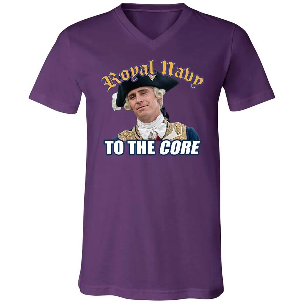Unisex V-Neck T-Shirt - 5KXZKP8M - Team Purple - 10