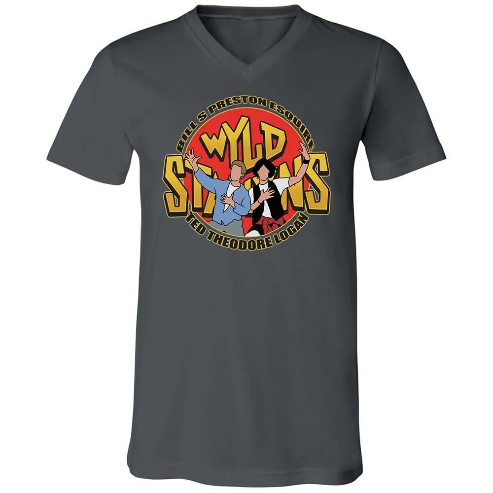 Unisex V-Neck T-Shirt - FB1J95J3 - Asphalt - 13