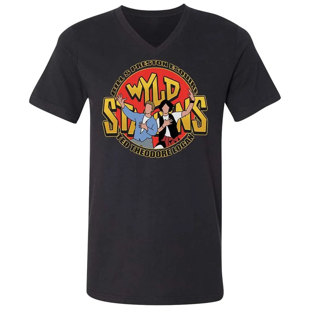 Unisex V-Neck T-Shirt - FB1J95J3 - Black - 1
