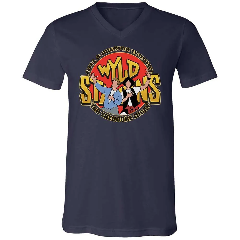 Unisex V-Neck T-Shirt - FB1J95J3 - Navy - 2