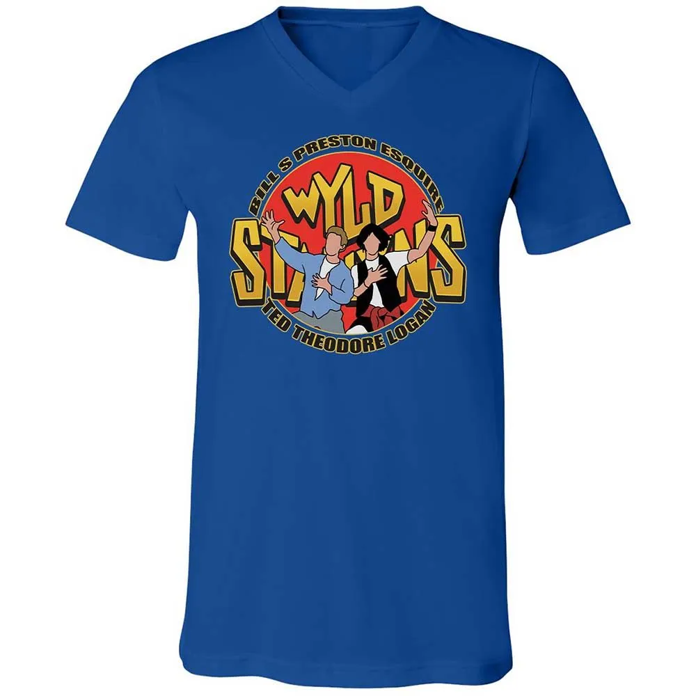Unisex V-Neck T-Shirt - FB1J95J3 - True Royal - 4