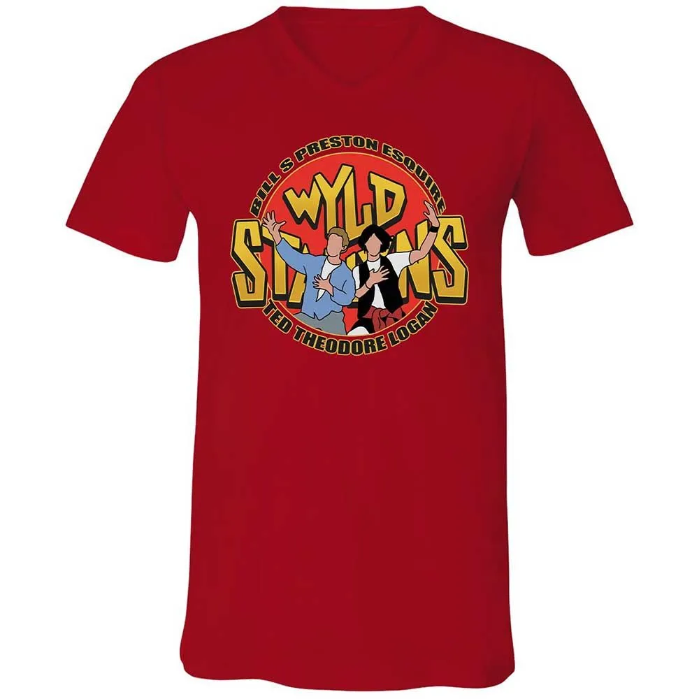 Unisex V-Neck T-Shirt - FB1J95J3 - Red - 6