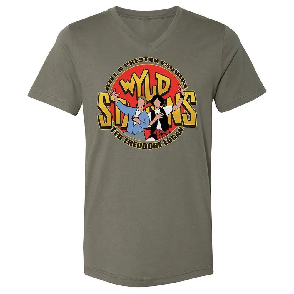 Unisex V-Neck T-Shirt - FB1J95J3 - Military Green - 11