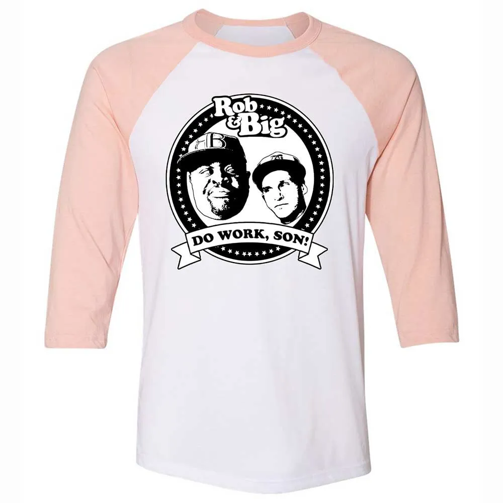 Do Work, Son - White/Heather Peach - 5