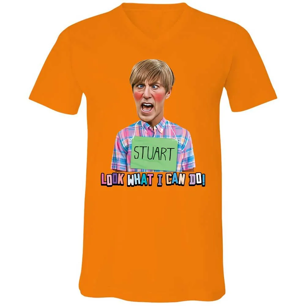 Unisex V-Neck T-Shirt - 36E5UNXW - Orange - 7