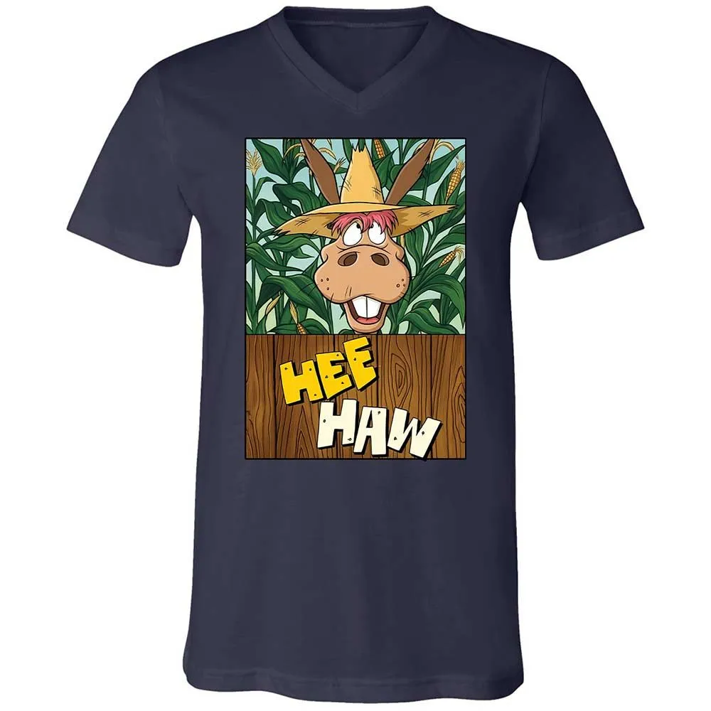 Unisex V-Neck T-Shirt - Z6A4QTDY - Navy - 2