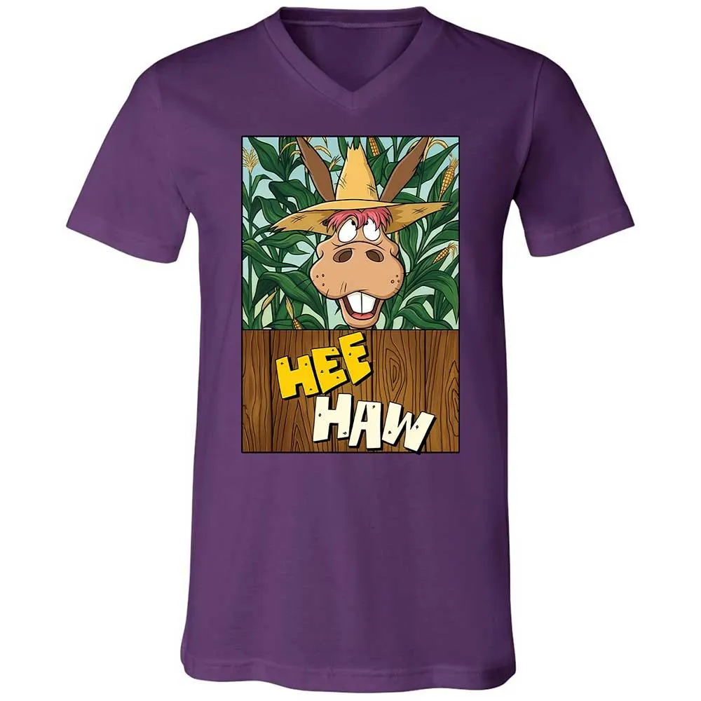 Unisex V-Neck T-Shirt - Z6A4QTDY - Team Purple - 10