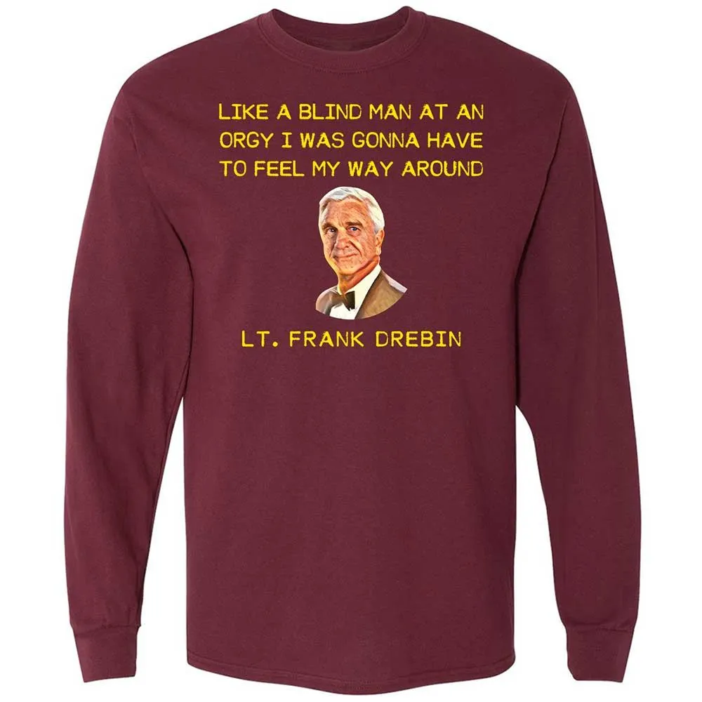 Long Sleeve T-Shirt - ZRSRUVUD - Maroon - 6