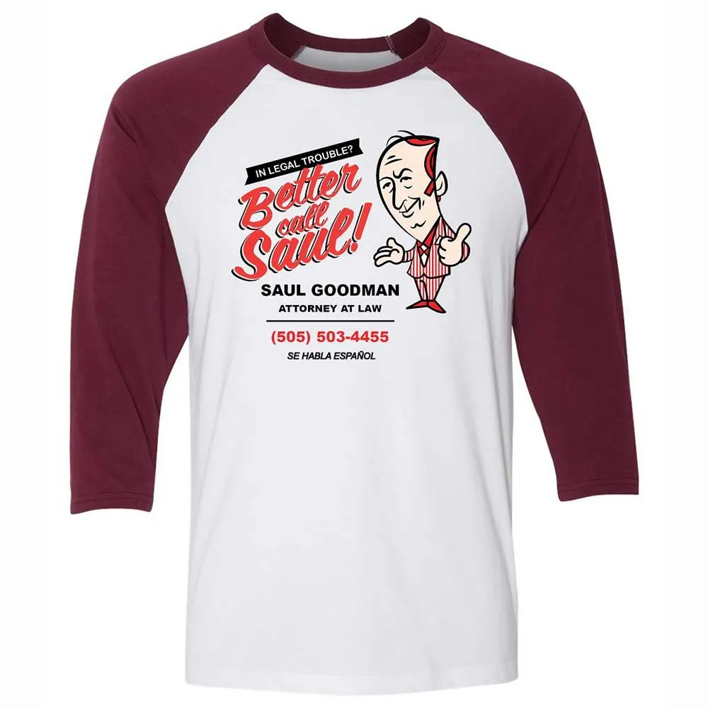 Better Call Saul - White/Maroon - 7