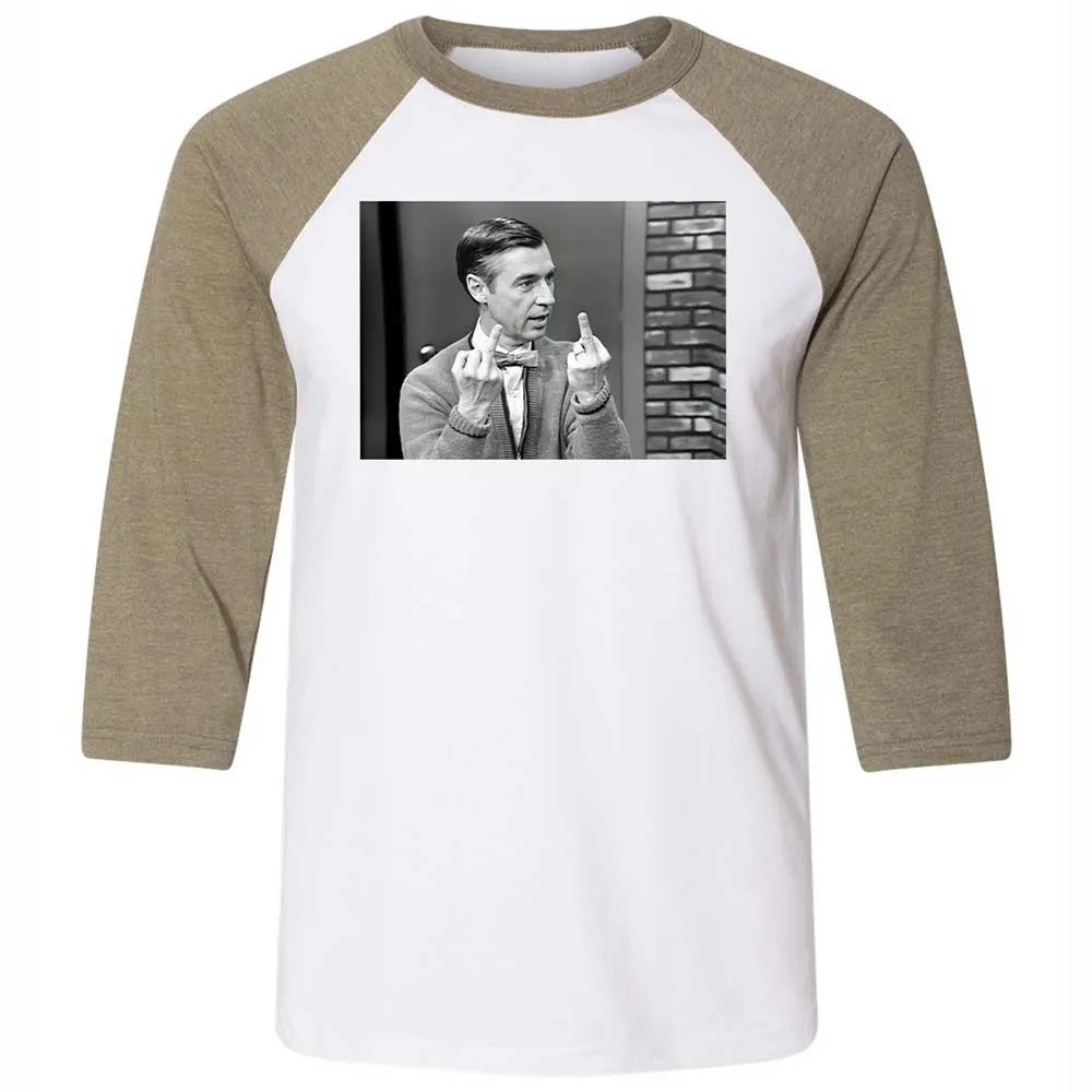 Unisex 3/4 Baseball Tee - 1S1J3F7T - White/Heather Olive - 4