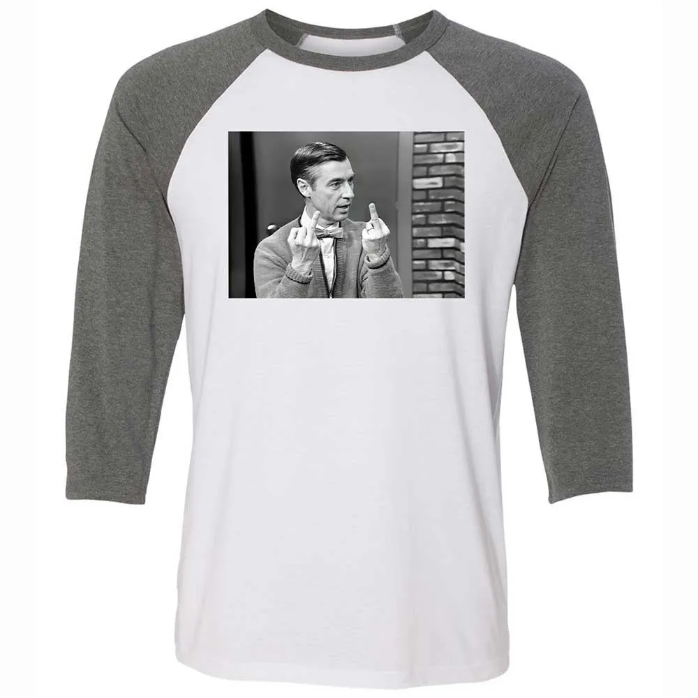 Unisex 3/4 Baseball Tee - 1S1J3F7T - White/Deep Heather - 11