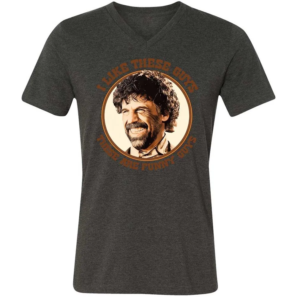 Unisex V-Neck T-Shirt - 9W21RDVR - Dark Grey Heather - 8