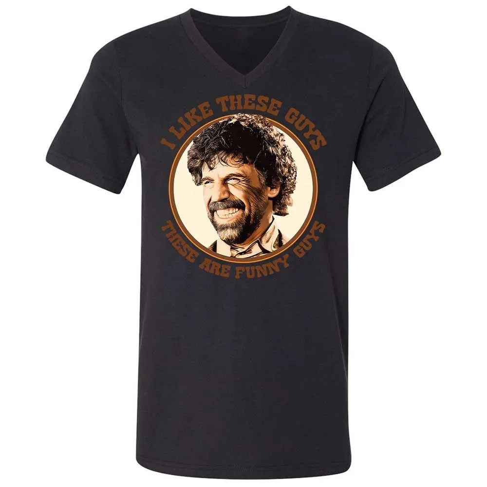 Unisex V-Neck T-Shirt - 9W21RDVR - Black - 11
