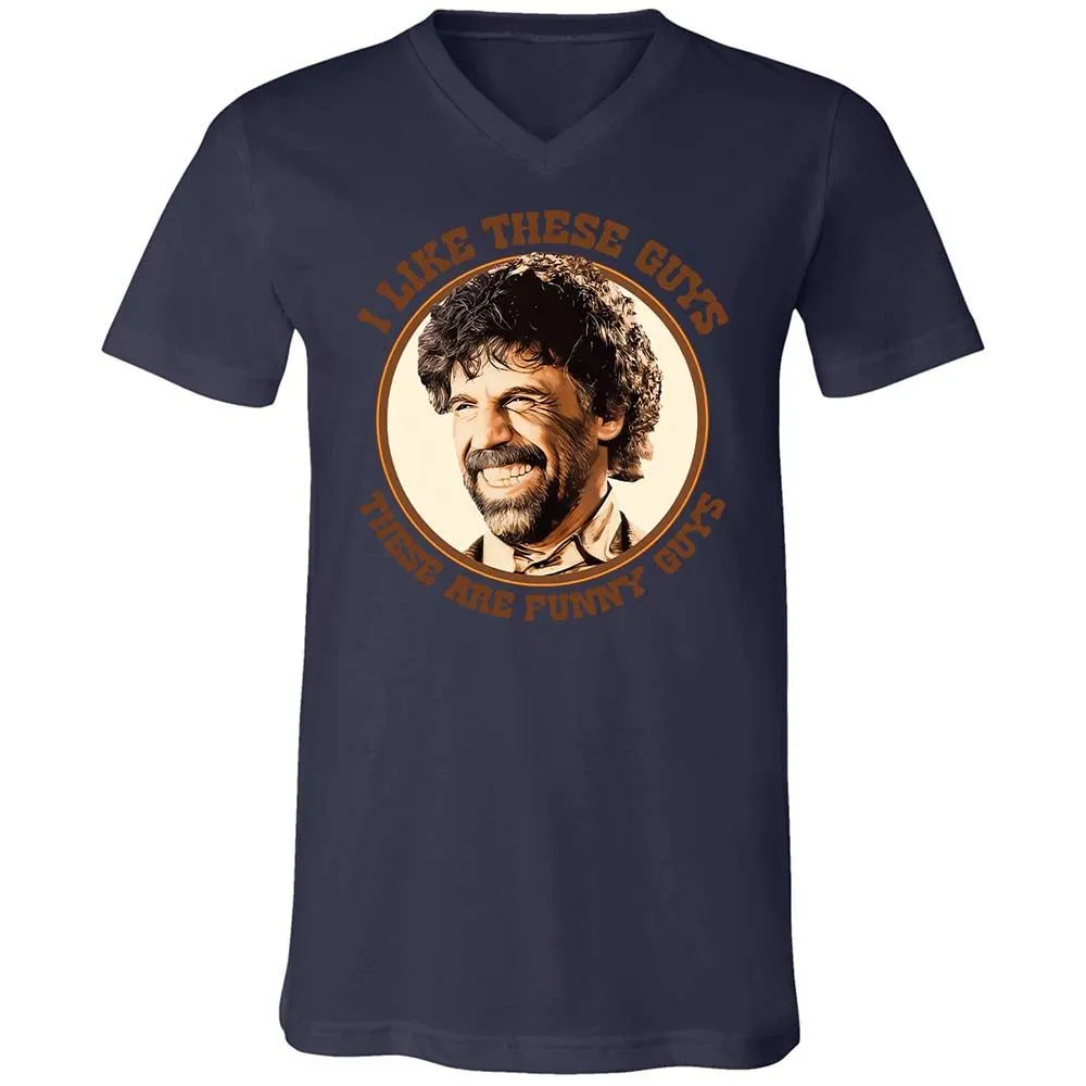 Unisex V-Neck T-Shirt - 9W21RDVR - Navy - 12