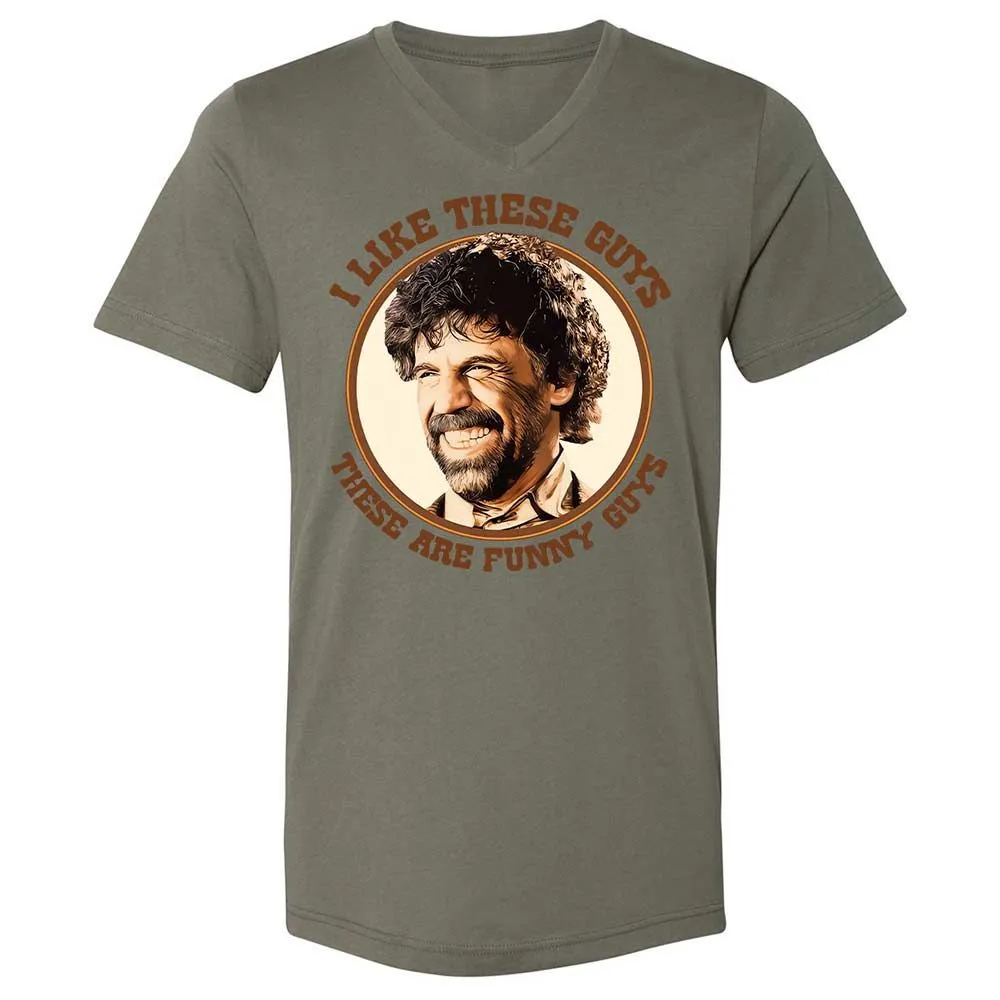 Unisex V-Neck T-Shirt - 9W21RDVR - Military Green - 15