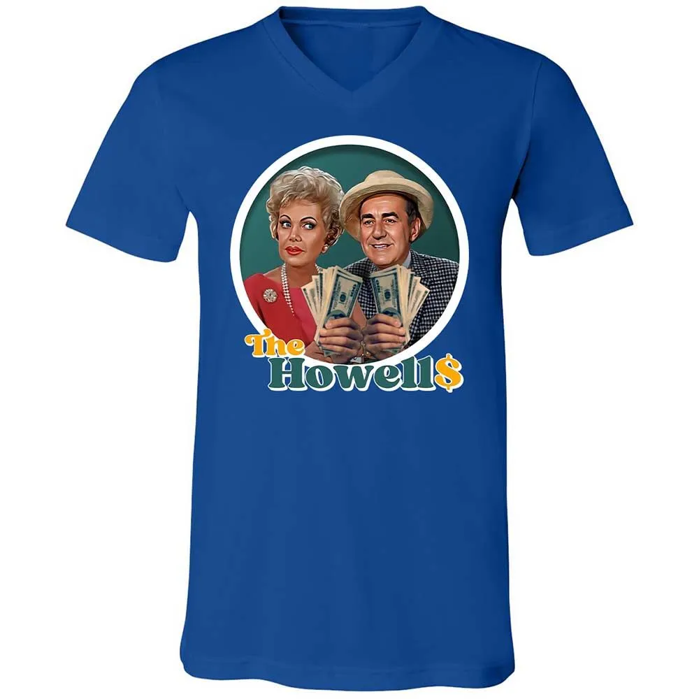 Unisex V-Neck T-Shirt - J85LEMM9 - True Royal - 4