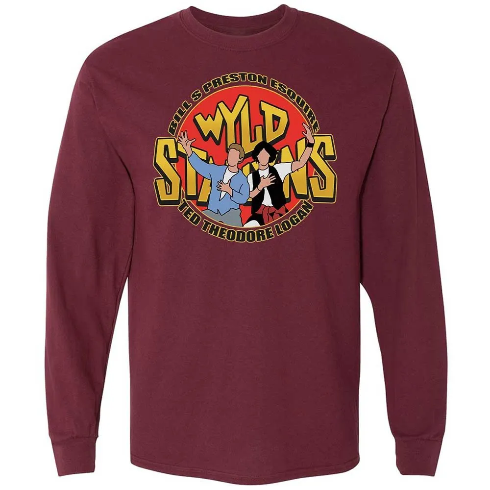 Long Sleeve T-Shirt - P91UPT7Z - Maroon - 6