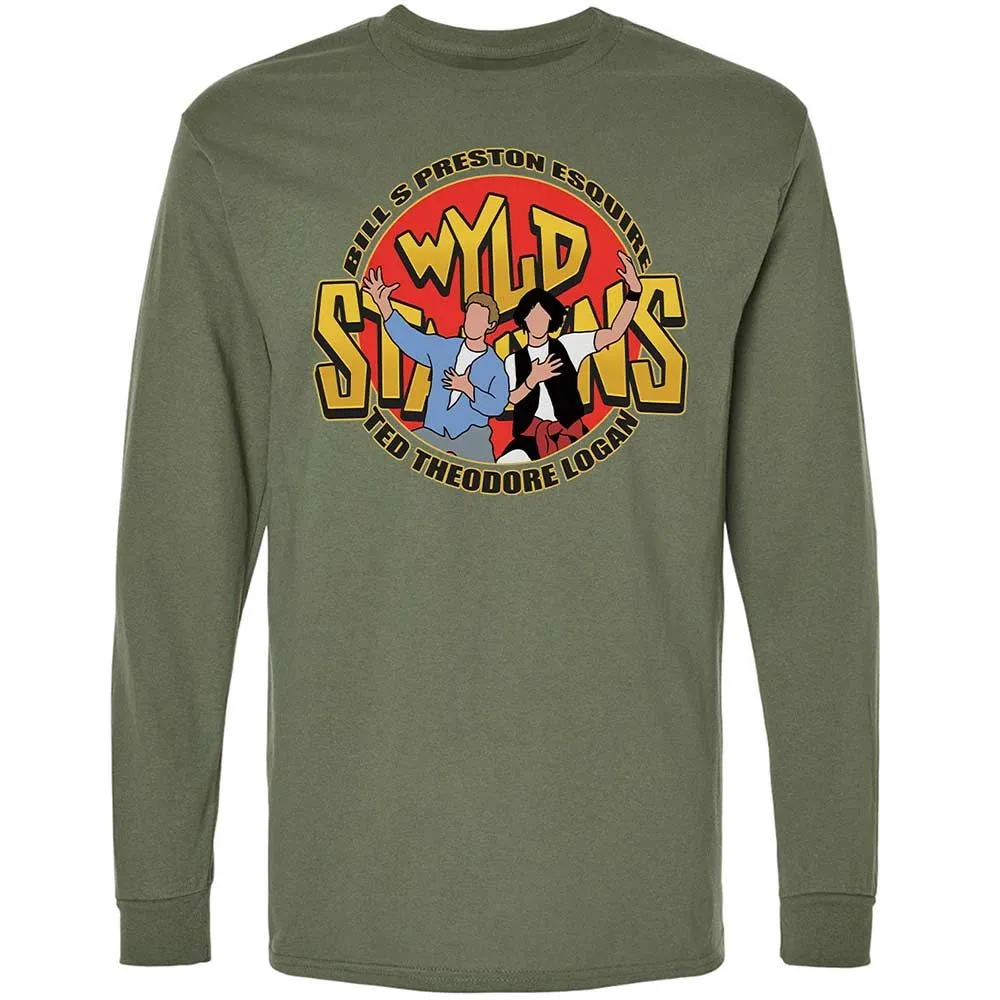 Long Sleeve T-Shirt - P91UPT7Z - Military Green - 9