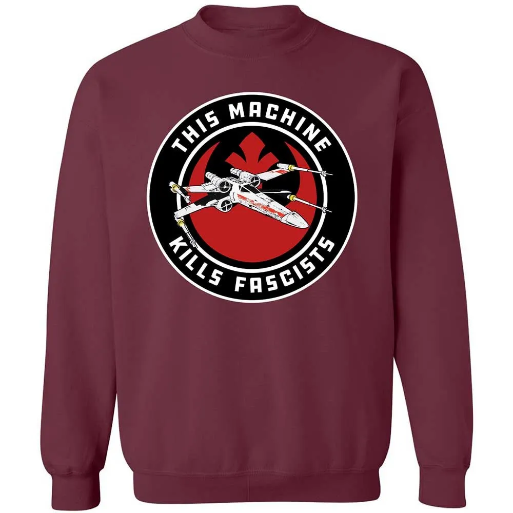 This Machine Kills Fascists - Maroon - 8