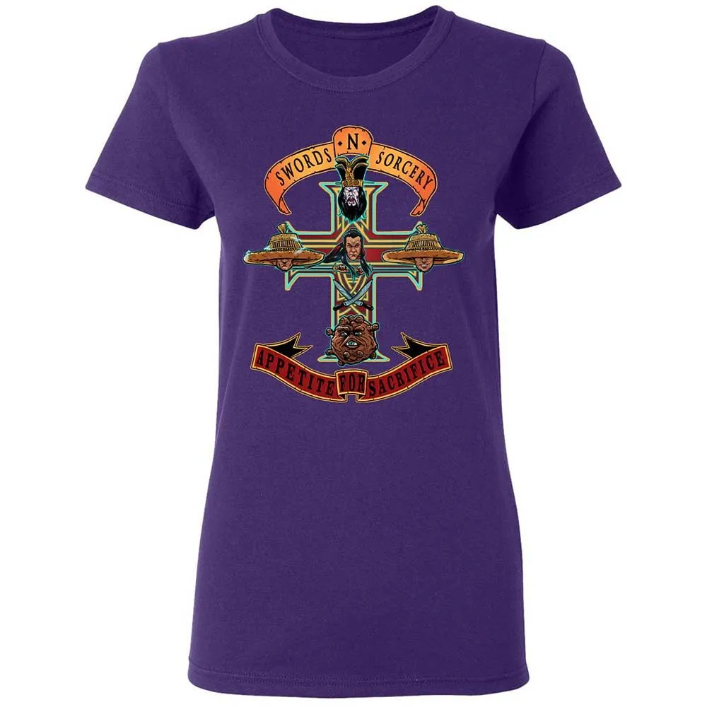 Women's T-Shirt - Z913J3K7 - Purple - 10