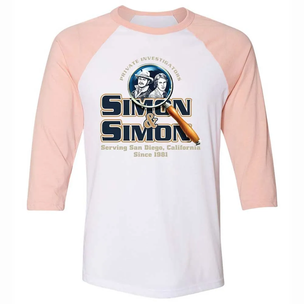 Unisex 3/4 Baseball Tee - 9CY8HJ4R - White/Heather Peach - 5