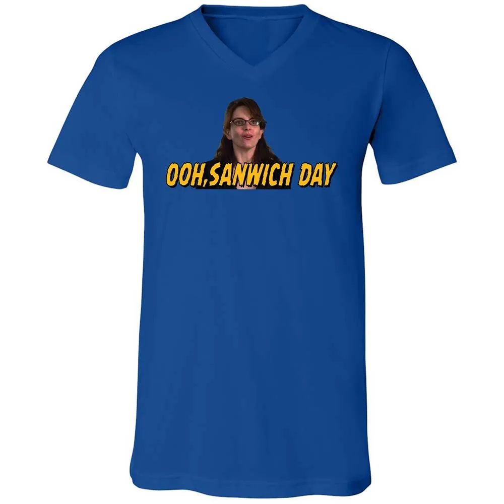 Unisex V-Neck T-Shirt - 48DX2SFB - True Royal - 3