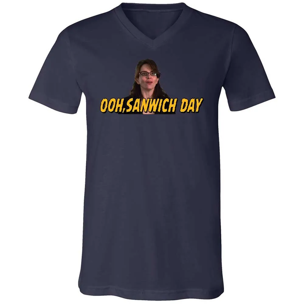 Unisex V-Neck T-Shirt - 48DX2SFB - Navy - 12